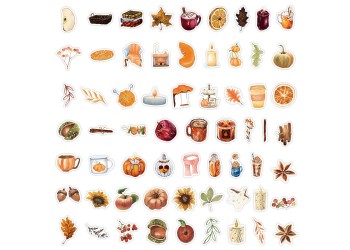 126 stuk pompoen halloween stickers voor kinderen en volwassenen Beloningsstickers Journal Laptop Telefoon Stickers