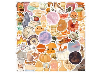 126 stuk pompoen halloween stickers voor kinderen en volwassenen Beloningsstickers Journal Laptop Telefoon Stickers