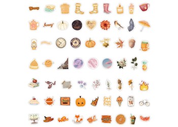 126 stuk pompoen halloween stickers voor kinderen en volwassenen Beloningsstickers Journal Laptop Telefoon Stickers