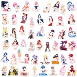 50 stuk sexy japanse anime schoonheid Cartoon stickers voor kinderen en volwassenen Beloningsstickers Journal Laptop Telefoon Stickers