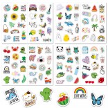 104 stuk strand beach Cartoon stickers voor kinderen en volwassenen Beloningsstickers Journal Laptop Telefoon Stickers