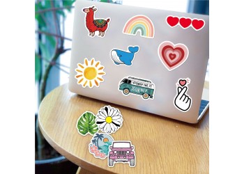 100 stuk A003 vakantie holiday Cartoon stickers voor kinderen en volwassenen Beloningsstickers Journal Laptop Telefoon Stickers