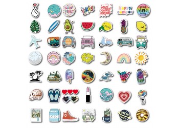 100 stuk A003 vakantie holiday Cartoon stickers voor kinderen en volwassenen Beloningsstickers Journal Laptop Telefoon Stickers