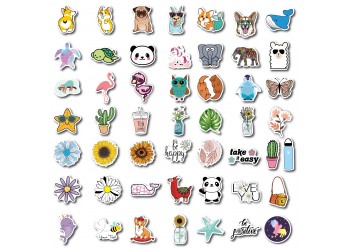 100 stuk A003 vakantie holiday Cartoon stickers voor kinderen en volwassenen Beloningsstickers Journal Laptop Telefoon Stickers