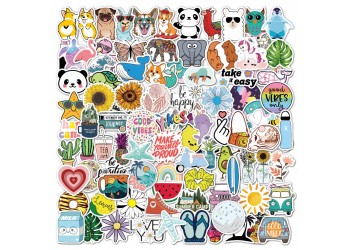 100 stuk A003 vakantie holiday Cartoon stickers voor kinderen en volwassenen Beloningsstickers Journal Laptop Telefoon Stickers