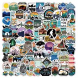 100 stuk A019 vakantie holiday Cartoon stickers voor kinderen en volwassenen Beloningsstickers Journal Laptop Telefoon Stickers