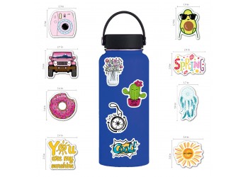 100 stuk A029 vakantie holiday Cartoon stickers voor kinderen en volwassenen Beloningsstickers Journal Laptop Telefoon Stickers