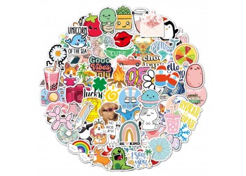 100 stuk A033 vakantie holiday Cartoon stickers voor kinderen en volwassenen Beloningsstickers Journal Laptop Telefoon Stickers