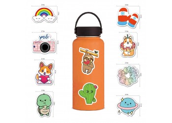 100 stuk A033 vakantie holiday Cartoon stickers voor kinderen en volwassenen Beloningsstickers Journal Laptop Telefoon Stickers