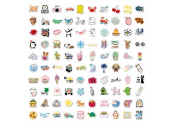 100 stuk A033 vakantie holiday Cartoon stickers voor kinderen en volwassenen Beloningsstickers Journal Laptop Telefoon Stickers