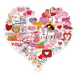 100 stuk valentijnsdag love Cartoon stickers voor kinderen en volwassenen Beloningsstickers Journal Laptop Telefoon Stickers