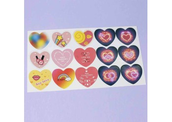 60 stuk valentijnsdag love Cartoon stickers voor kinderen en volwassenen Beloningsstickers Journal Laptop Telefoon Stickers