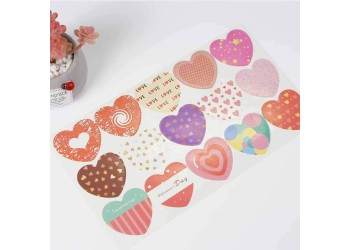 60 stuk valentijnsdag love Cartoon stickers voor kinderen en volwassenen Beloningsstickers Journal Laptop Telefoon Stickers