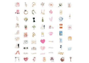 120 stuk valentijnsdag love Cartoon stickers voor kinderen en volwassenen Beloningsstickers Journal Laptop Telefoon Stickers