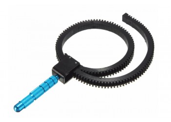 Verstelbare Follow Focus Gear Ring Belt met Aluminium Grip