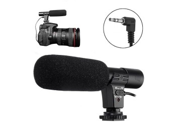 Universele Mic-01 3.5mm mic jack port Opname Camera Externe Stereo Microfoon