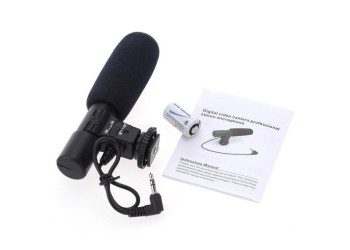 Universele Mic-01 3.5mm mic jack port Opname Camera Externe Stereo Microfoon