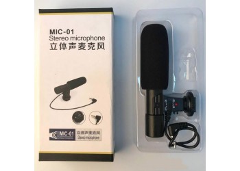 Universele Mic-01 3.5mm mic jack port Opname Camera Externe Stereo Microfoon