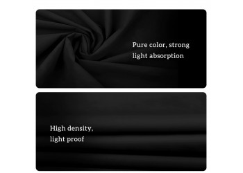 Fotografie Achtergrond Stroomden Effen Kleur Licht Absorberende Screen Doek Voor Foto Studio 1.5*1M zwart