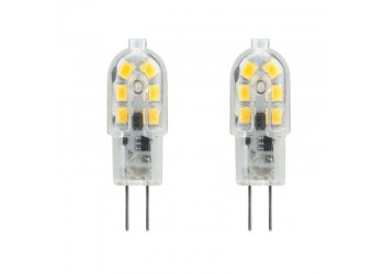 2 stuk G4 3W 220V 12 Bulb Transparent Warm witte LED Lamp ​capsule