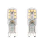 2 stuk G9 3W 220V 14 Bulb Transparent Warm witte LED Lamp ​capsule