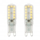 2 stuk G9 5W 220V 22 Bulb Transparent Koud witte LED Lamp ​capsule