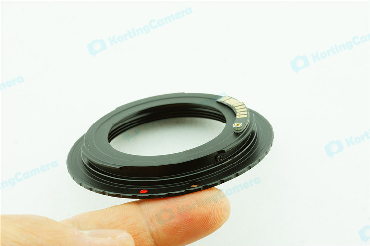 Adapter M42-EOS met AF chip voor M42 Lens - Canon EOS Camera