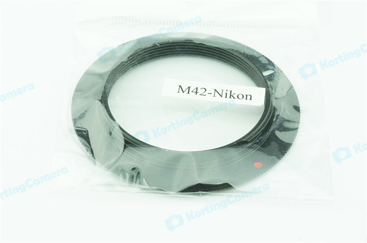 Adapter M42-Nikon voor M42 Lens - Nikon F mount Camera