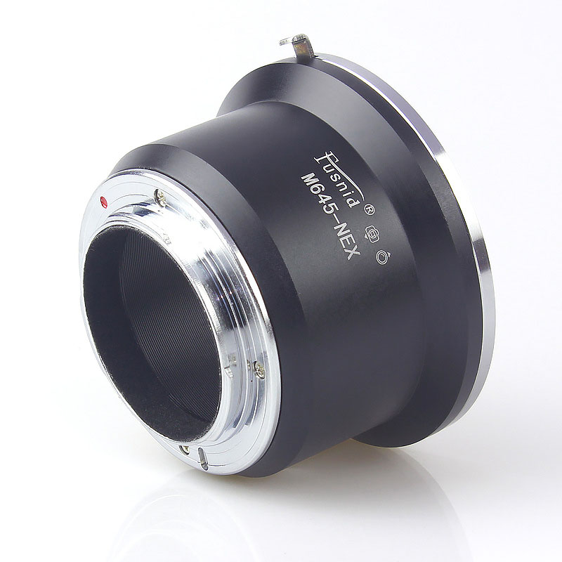 Adapter M645-FE voor Mamiya 645 Lens - Sony NEX en A7 FE mount Camera