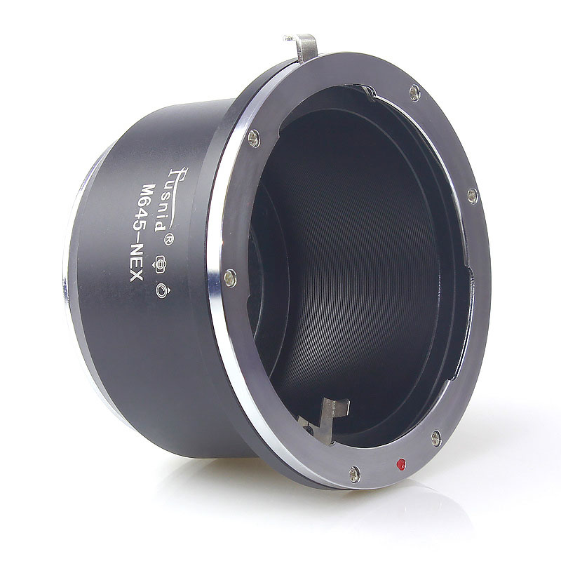 Adapter M645-FE voor Mamiya 645 Lens - Sony NEX en A7 FE mount Camera