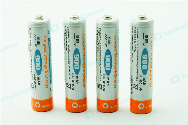 4 * AAA oplaadbare batterij 900mAh NiMH lage zelfontlading