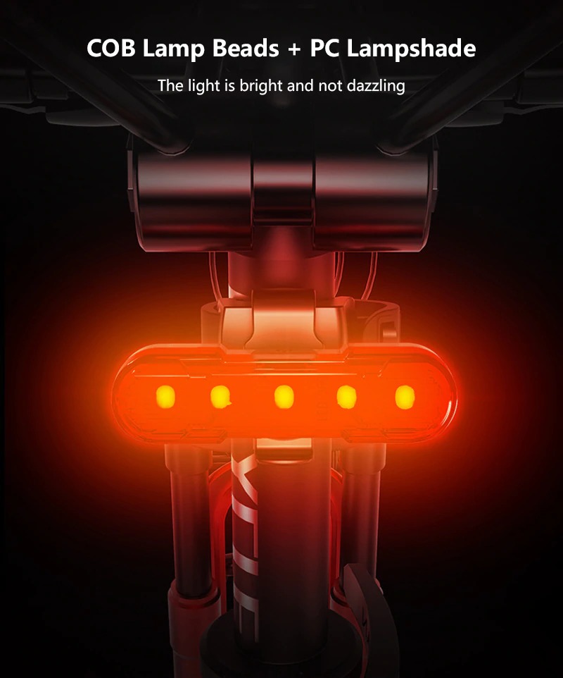 2 Stuk Led Voorlicht en Achterlicht Fiets Usb Oplaadbare Fietsen Waterdichte Mtb Racefiets Knippert