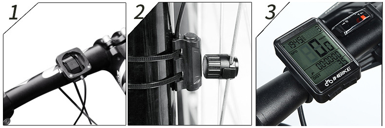 INBIKE 2.1inch Fiets Bedrade Computer Kilometerstand