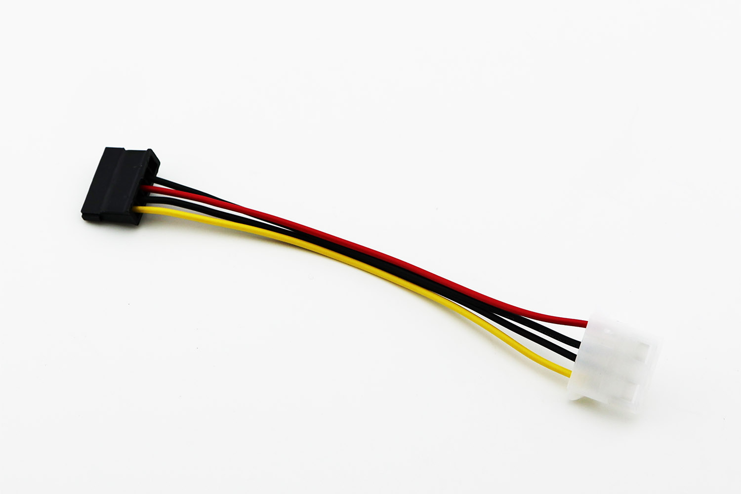 4-Pin ATX Molex vrouwelijk naar 15-Pin SATA vrouwelijk Power stroom kabel