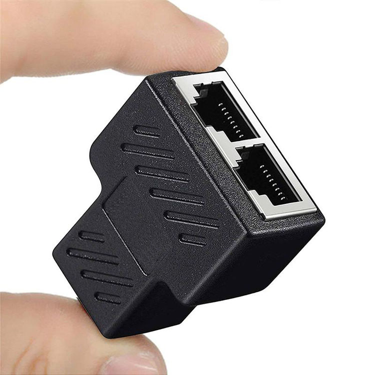 1 naar 2 Netwerk LAN Connector Adapter Extender RJ45 Ethernet kabel