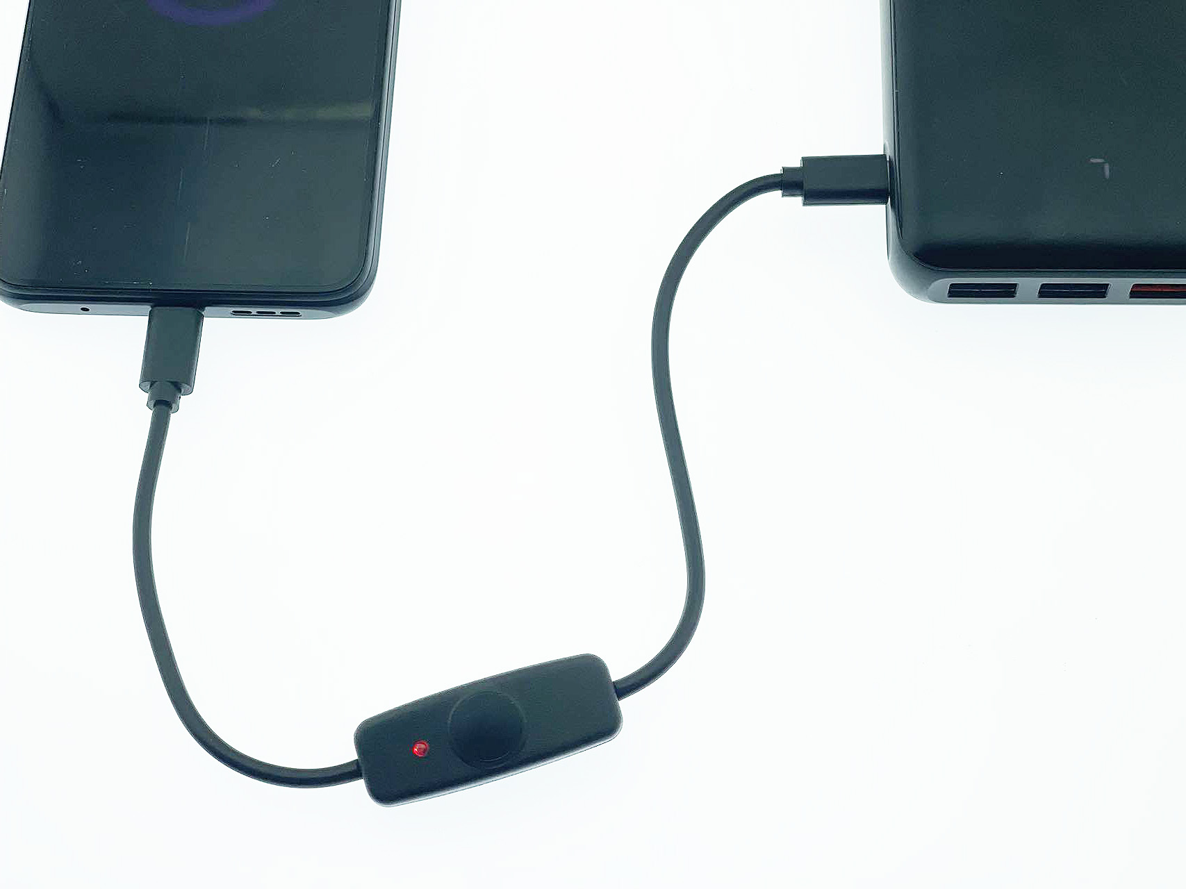 30cm Usb type C Kabel Met Schakelaar Aan/Uit Kabel Verlengschakelaar Voor LED Lamp Usb Ventilator Voeding Lijn Duurzame Adapter