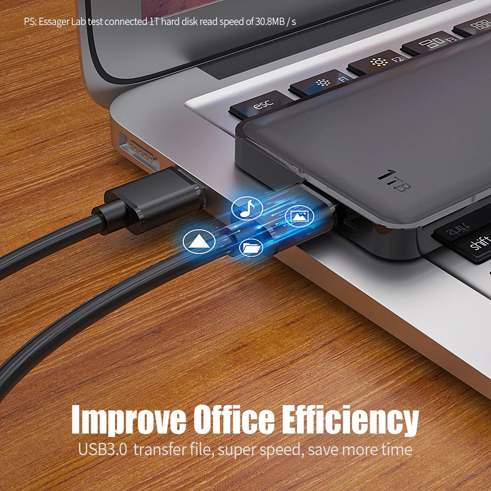 Usb Naar Usb Extension Cable Type A Male Naar Male Usb 3.0 Extender verlengkabel 60cm