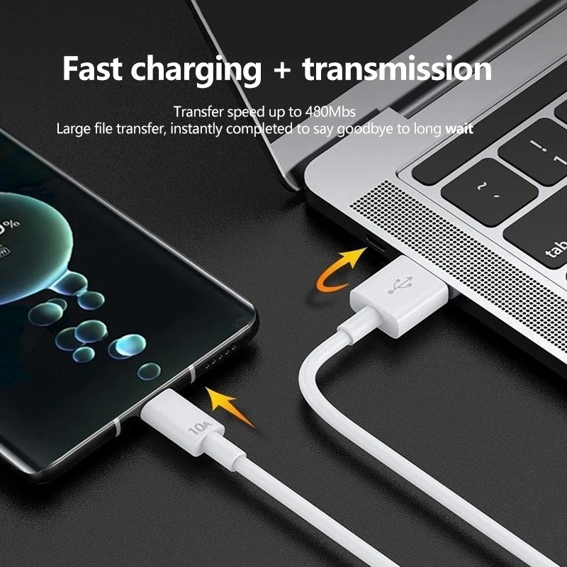 Android Switch snel oplaad data kabel USB-USB Type C 2m voor Samsung Xiaomi Huawei Usb C Mobiele Telefoon