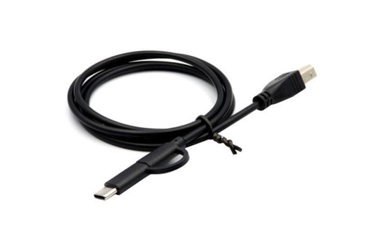 2 in 1 Usb type c & micro usb naar Usb Type B OTG Kabel Printer Telefoon Piano Elektronische drum Midi Keyboard