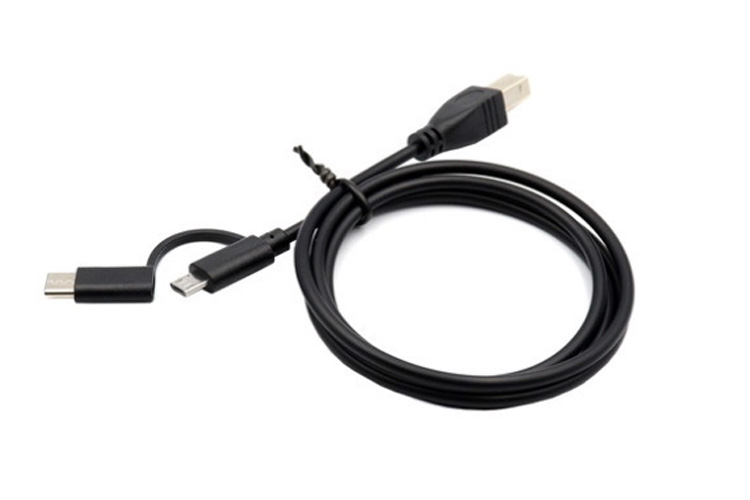 2 in 1 Usb type c & micro usb naar Usb Type B OTG Kabel Printer Telefoon Piano Elektronische drum Midi Keyboard
