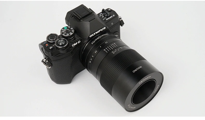 7artisans 60mm F2.8 1:1 Macro lens Olympus Panasonic M4/3 systeem camera + gratis lenspen, lens papier, blaasbalg