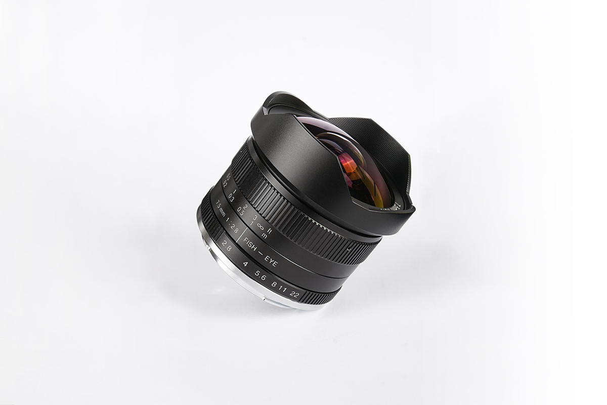 7artisans 7.5mm F2.8 Mark II Fish-Eye manual focus lens voor Fujifilm systeem camera + Gratis lenspen en lens tas