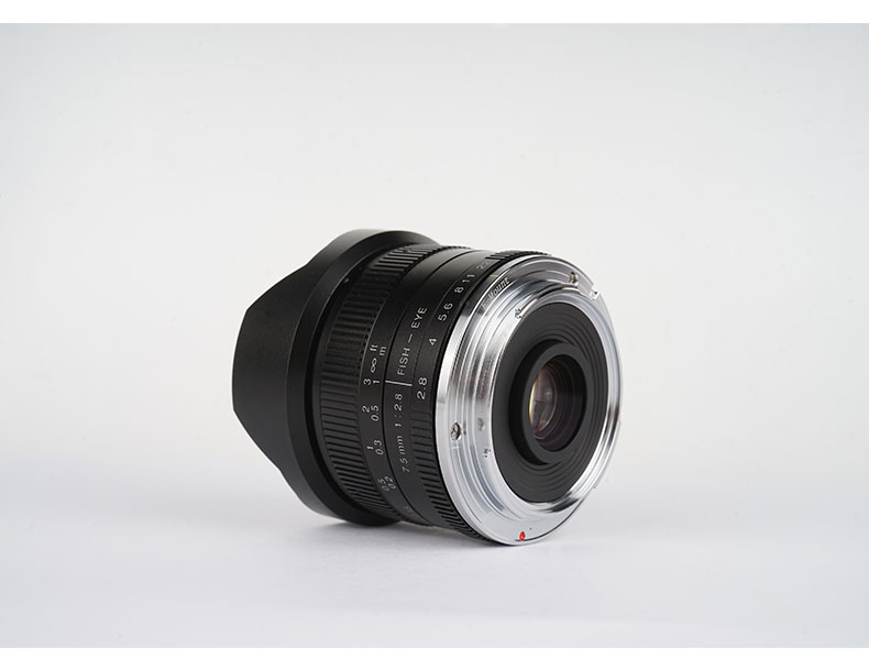 7artisans 7.5mm F2.8 Mark II Fish-Eye manual focus lens voor Fujifilm systeem camera + Gratis lenspen en lens tas