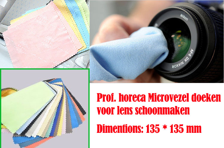 2 stuk horeca Microvezel doeken voor lens schoonmaken