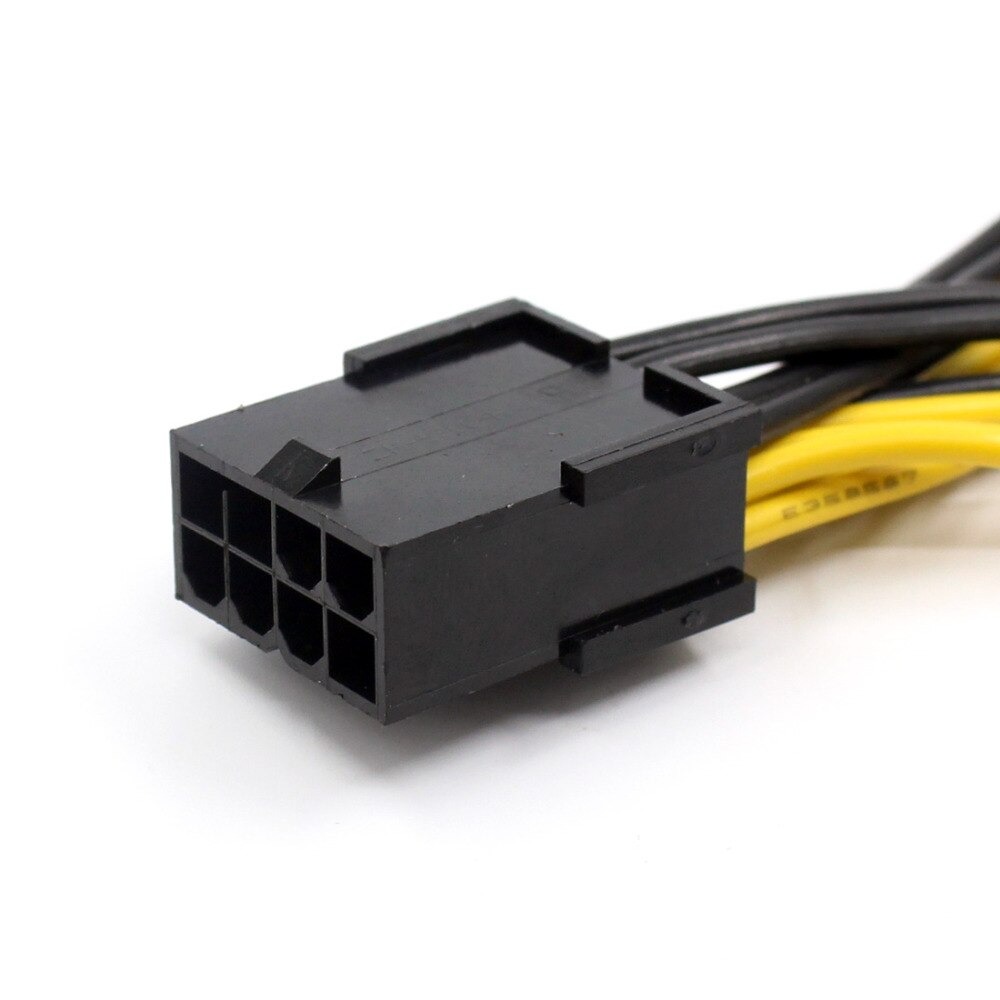GPU 8Pin to 2*8Pin (6+2) Pcie video card VGA Hub Power kabel ETH Ethereum Mining