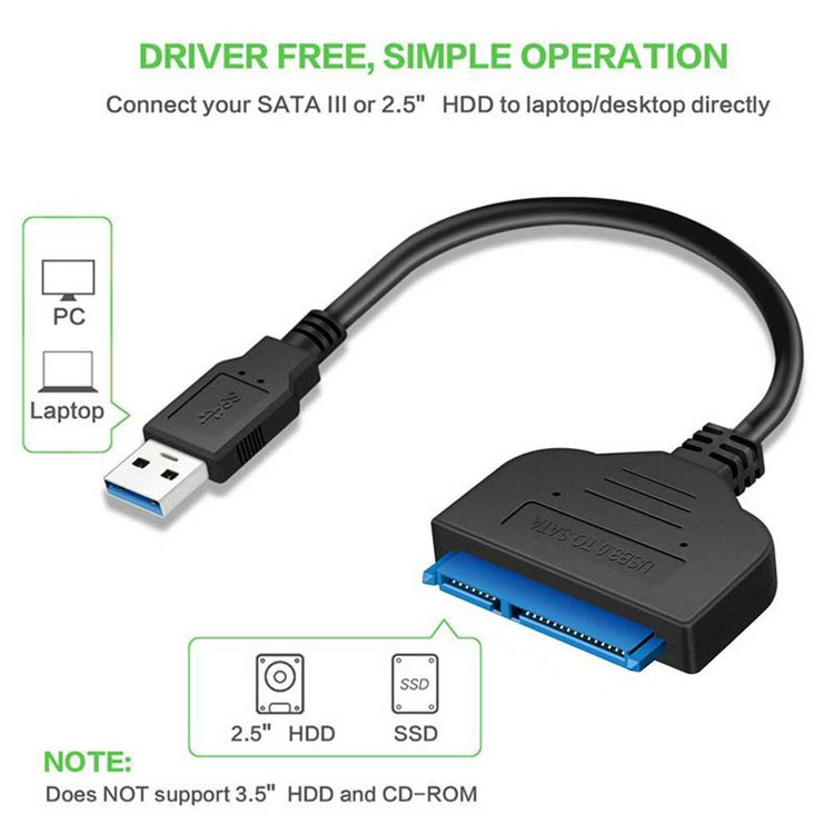 USB 3.1 SATA Externe SSD harde Schijf Behuizing 22 Pin kabel tesla dashcam usb