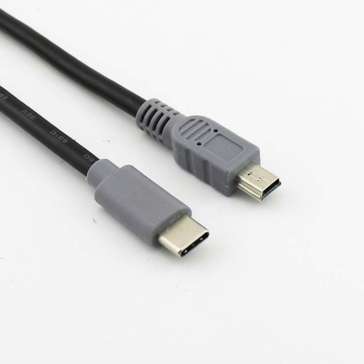USB Type C 3.1 Male To Mini USB Plug Converter OTG Kabel