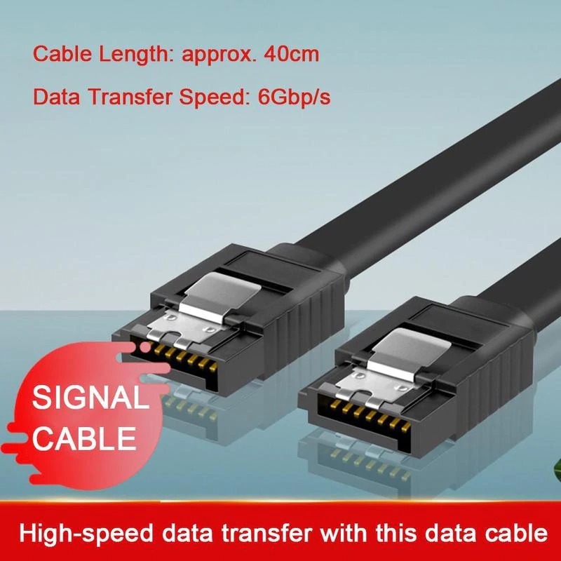 Hoge Snelheid Sata 3.0 6Gb/s 26AWG SSD Hdd Harde Gegevens Sata 40Cm Voor Computer Kabel
