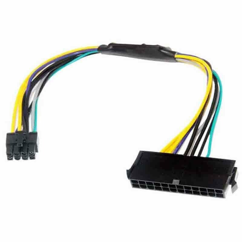 Atx 24Pin Female Naar Moederbord 8Pin Mannelijke Voor Dell Optiplex Server Adapter Power Cable