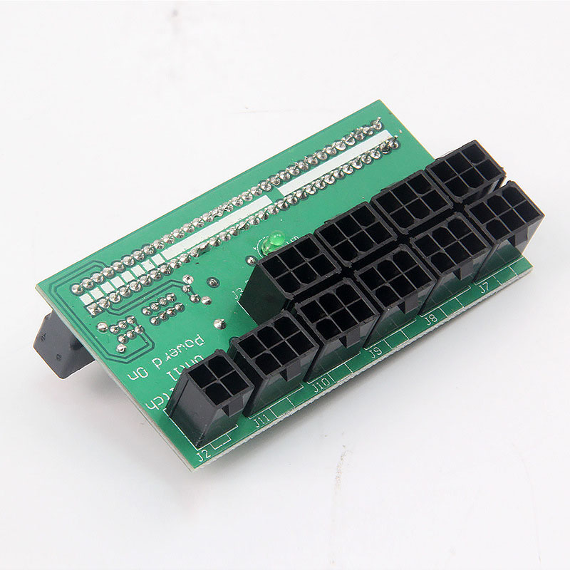9x6pin Power Module Breakout Board Voor Hp 1200W 750W PC Voeding Server PSU Gpu Ethereum Eth Mining